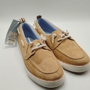 Cat & Jack Men's Light Brown Boat Shoes